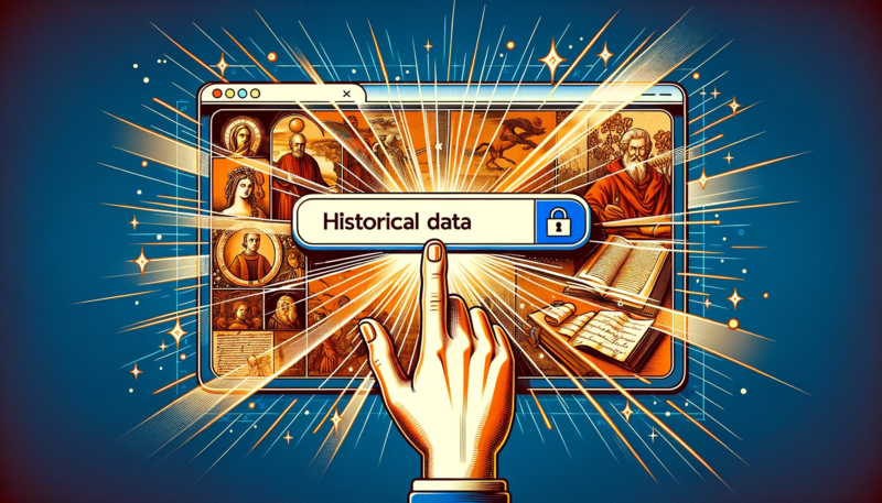 Historical data interface